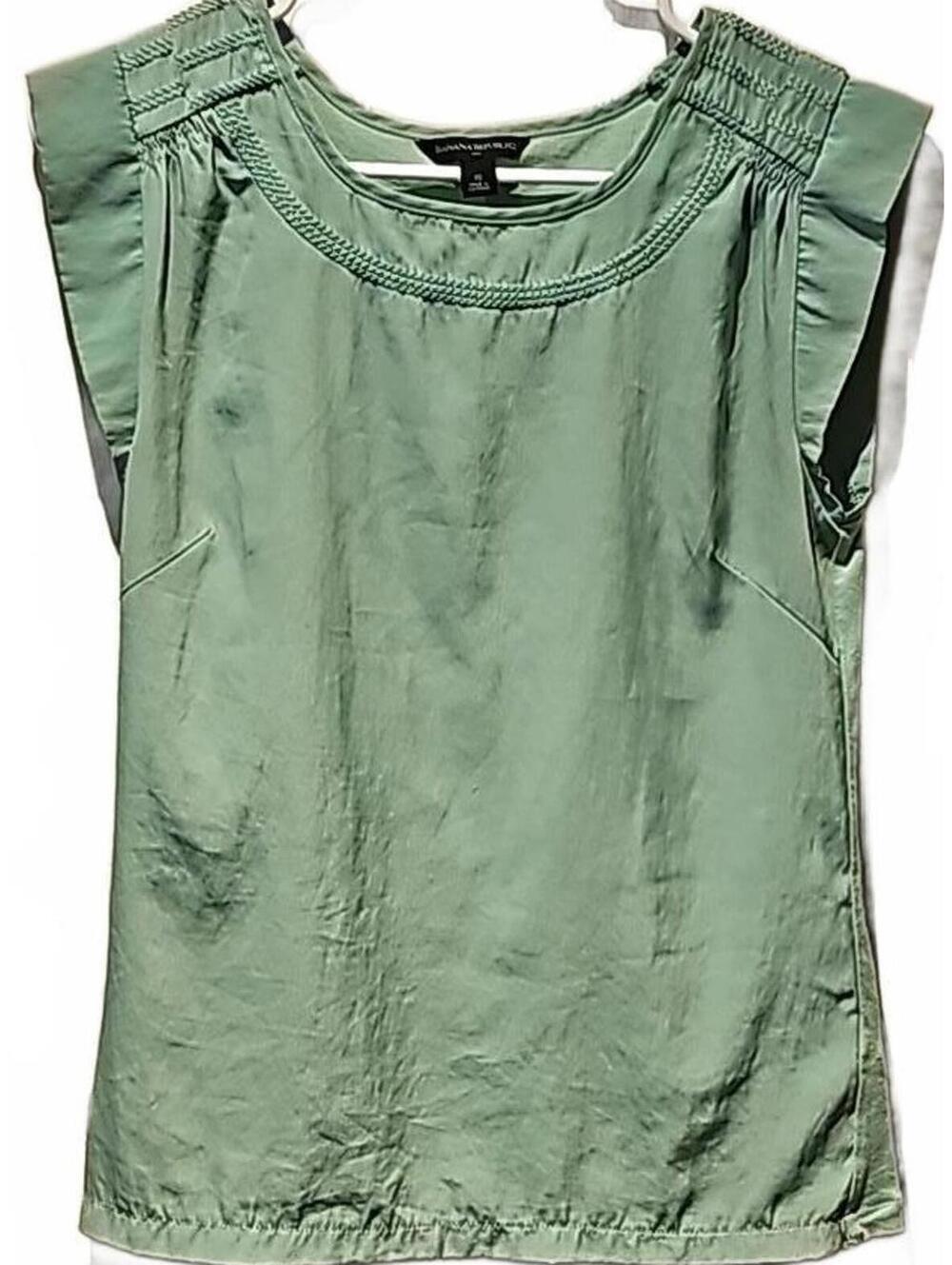 Banana Republic sea foam green Sleeveless top size XS